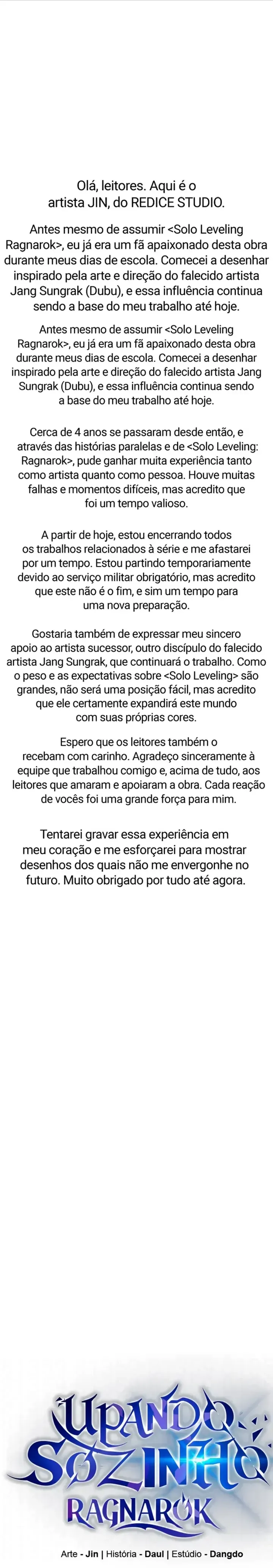 Read Solo Leveling Ragnarok PT Manga Online