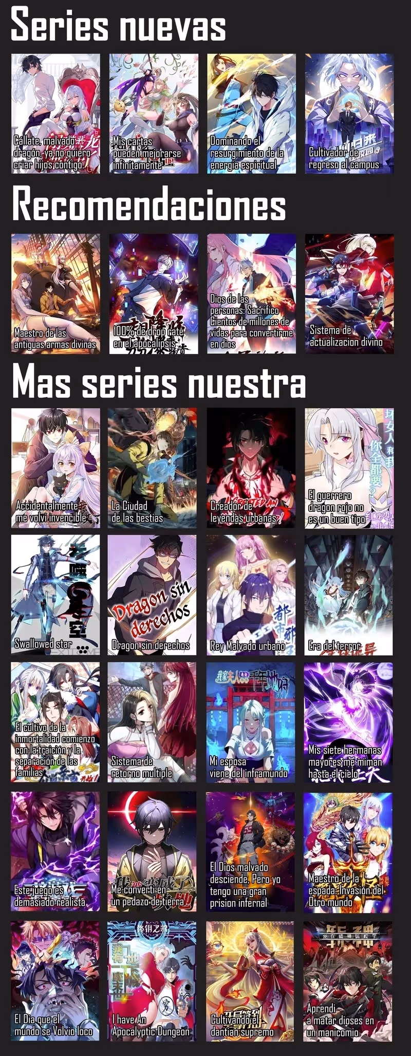 Read Dominando el resurgimiento de la energia espiritual ES Manga Online