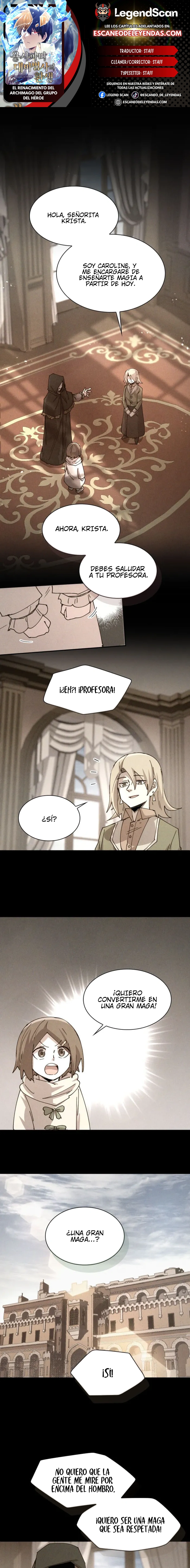 Read El renacimiento del archimago del grupo del héroe ES Manga Online