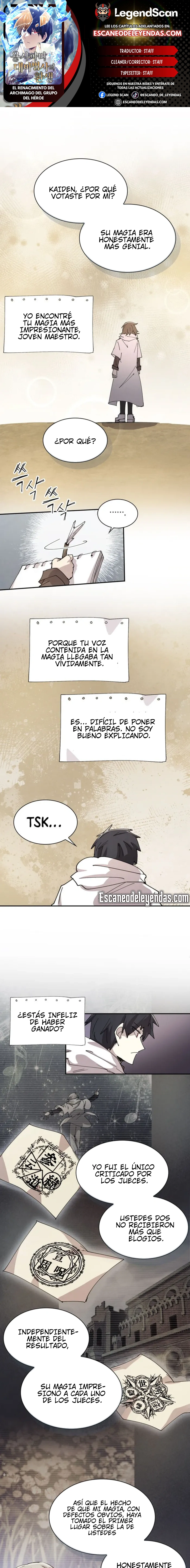 Read El renacimiento del archimago del grupo del héroe ES Manga Online