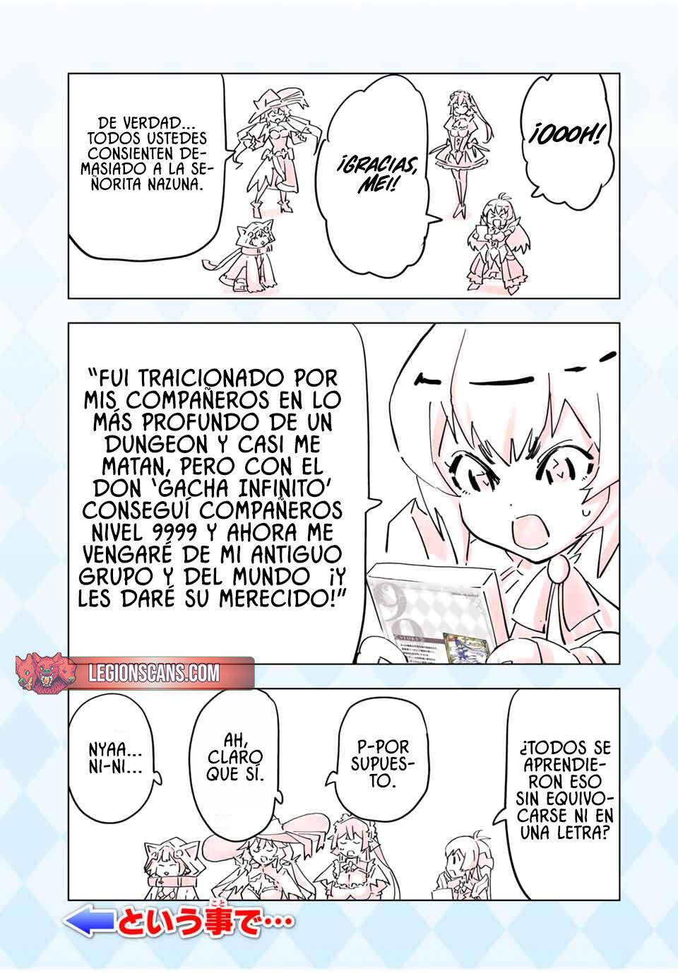 Read My Gift Lvl 9999 Unlimited Gacha ES Manga Online