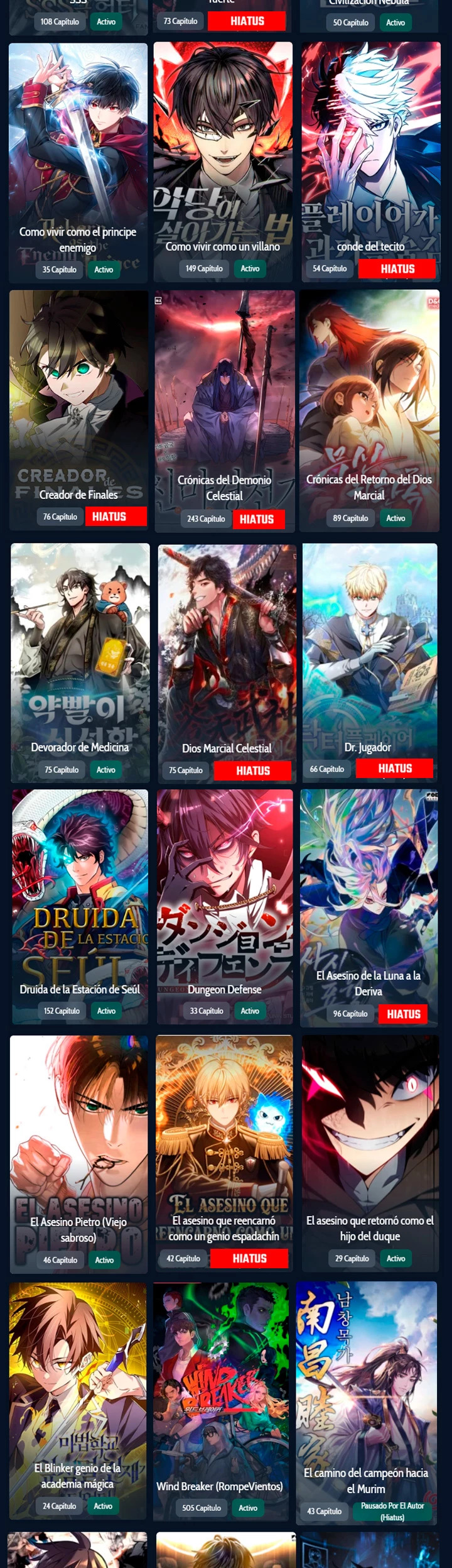 Read Regreso de la Secta del Monte Hua ES Manga Online