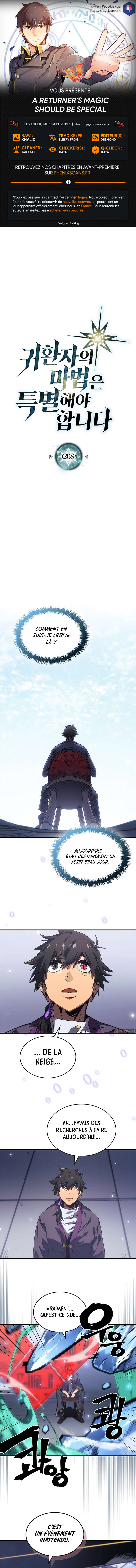 Read A Returner’s Magic Should Be Special FR Manga Online