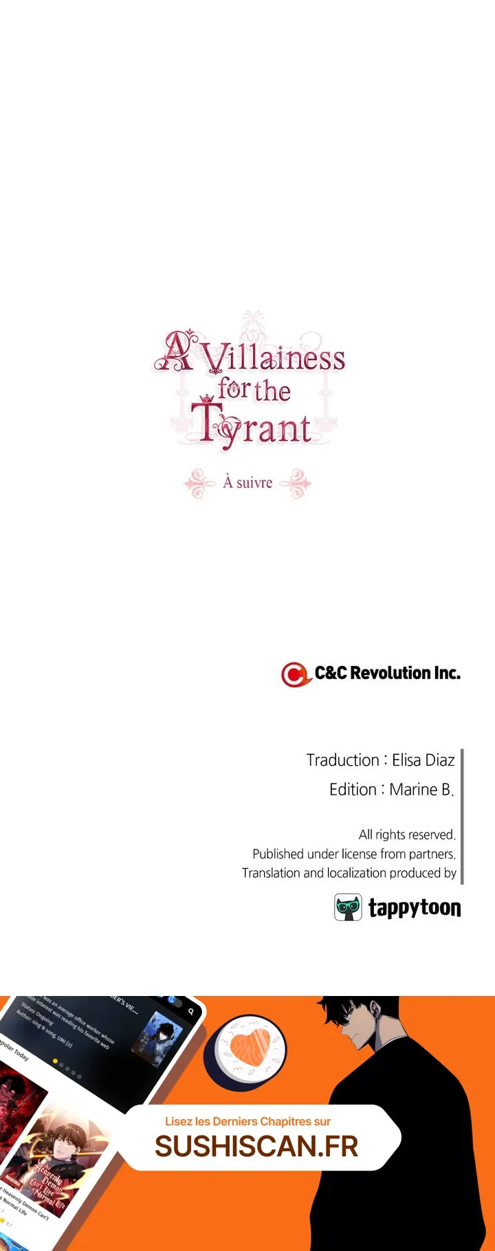 Read A Villainess for the Tyrant FR Manga Online