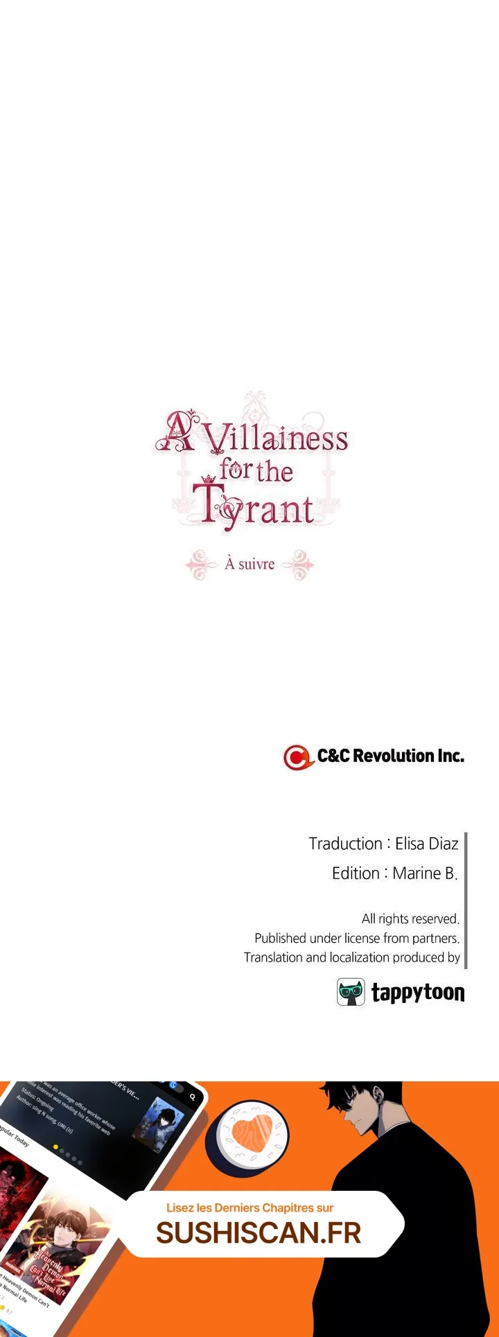 Read A Villainess for the Tyrant FR Manga Online