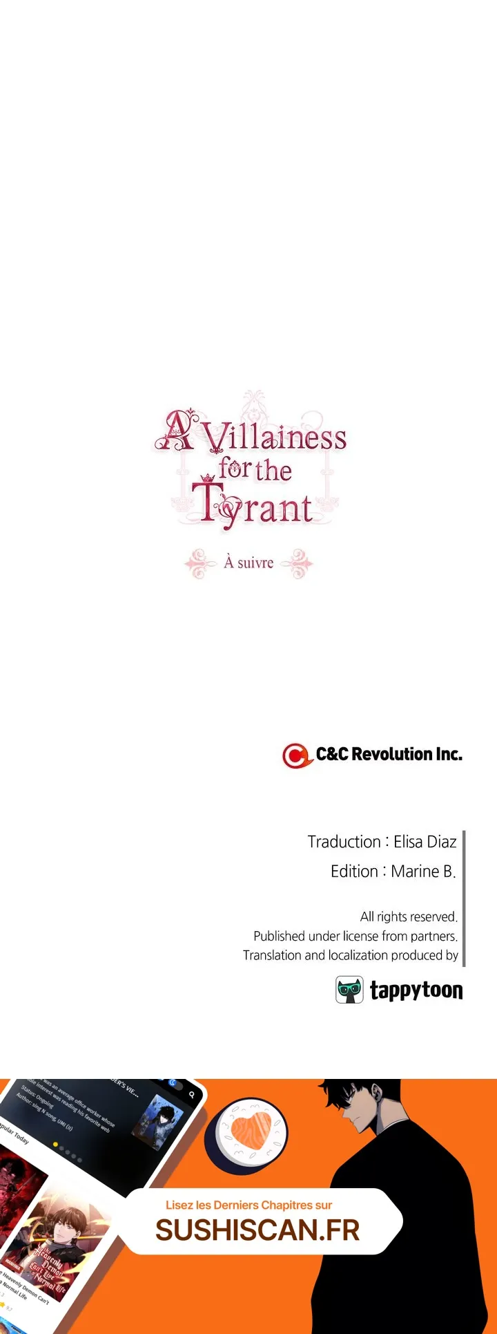 Read A Villainess for the Tyrant FR Manga Online
