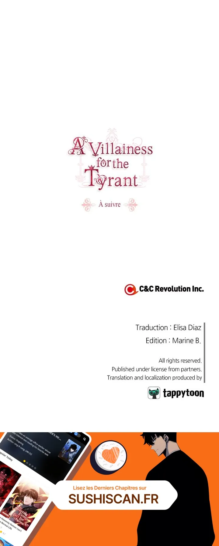 Read A Villainess for the Tyrant FR Manga Online