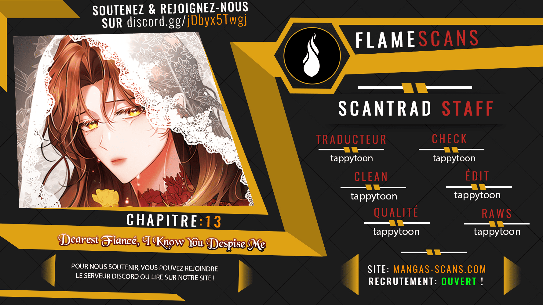 Read Dearest Fiancé I Know You Despise Me FR Manga Online