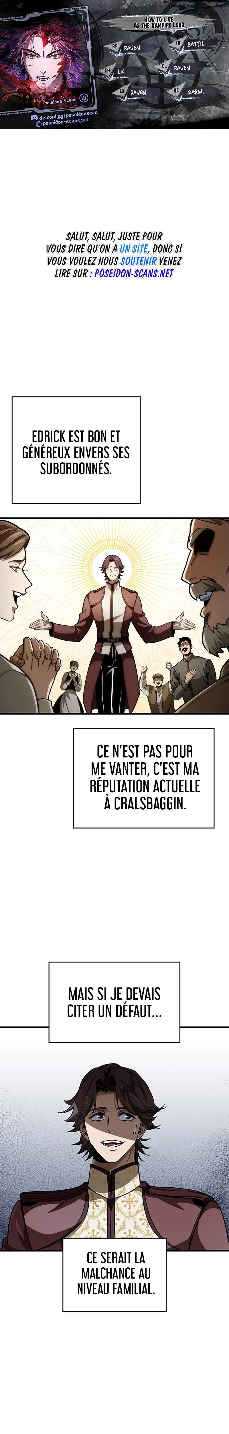 Read How to Live As the Vampire Lord FR Manga Online