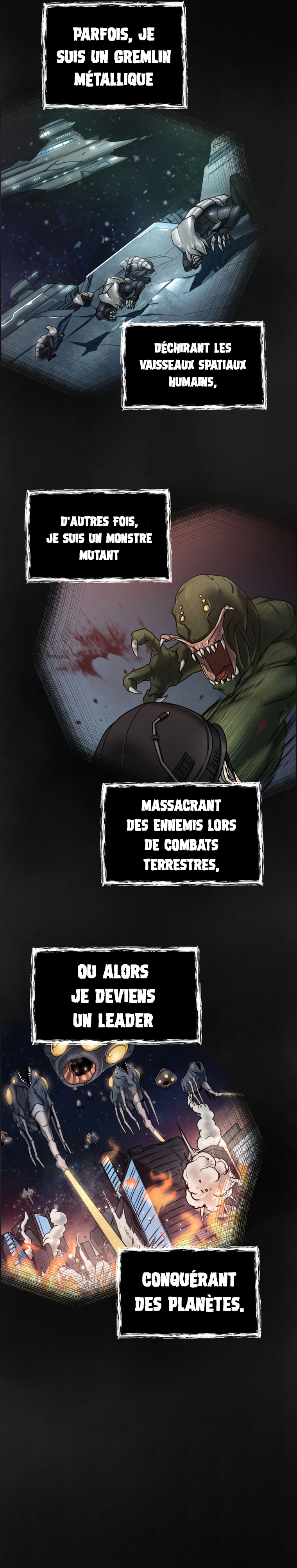 Read I Became An Evolving Space Monster FR Manga Online