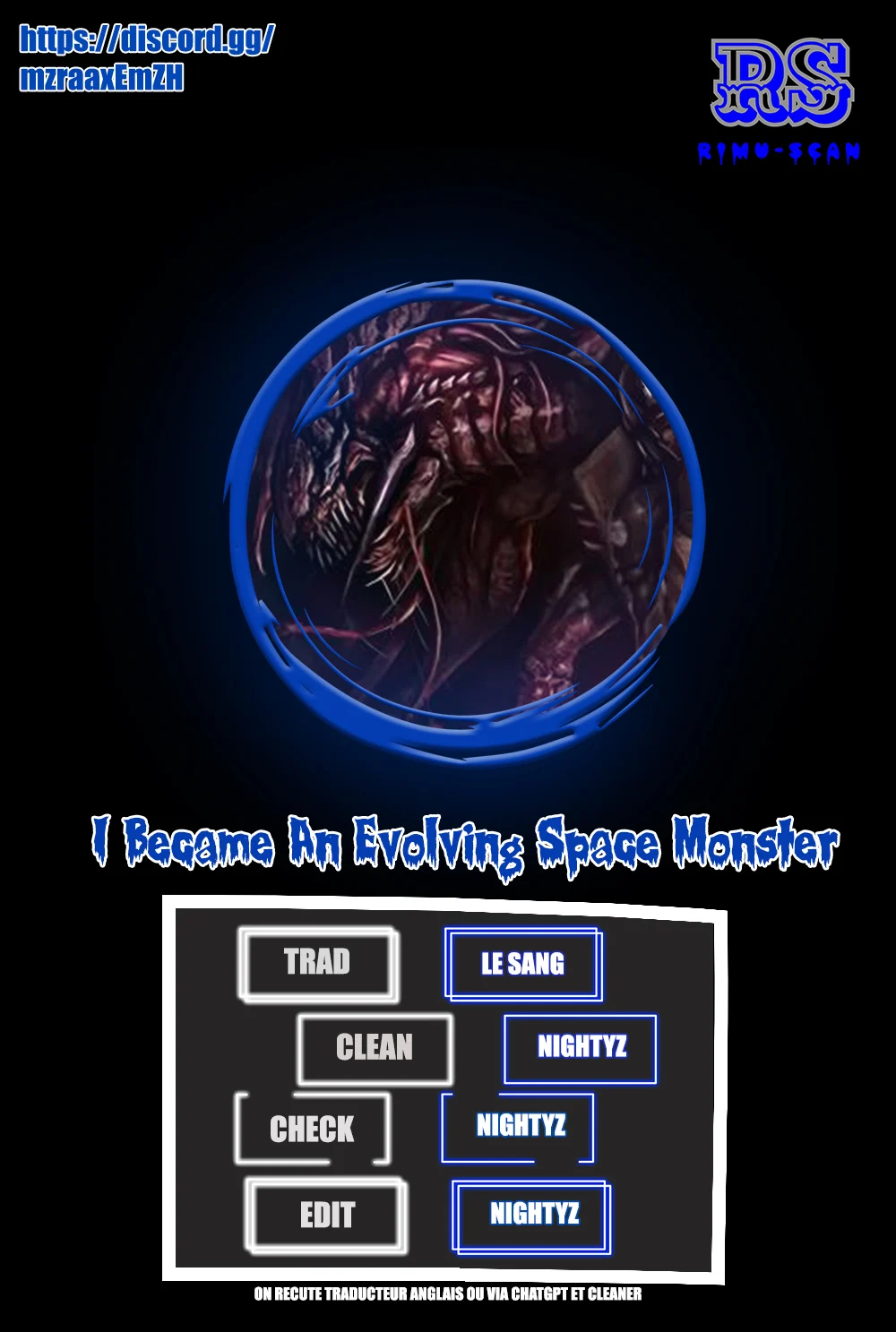 Read I Became An Evolving Space Monster FR Manga Online