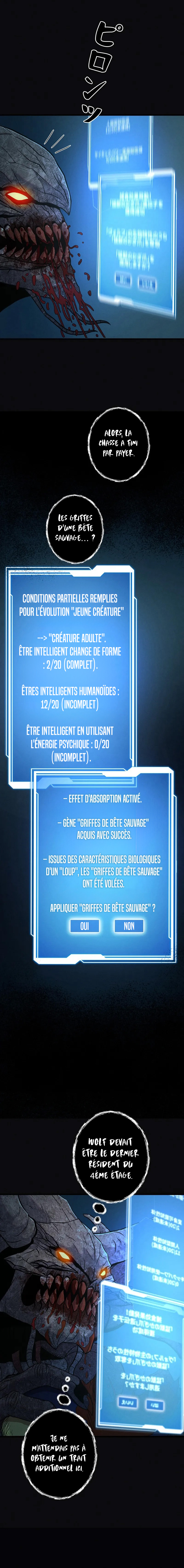 Read I Became An Evolving Space Monster FR Manga Online