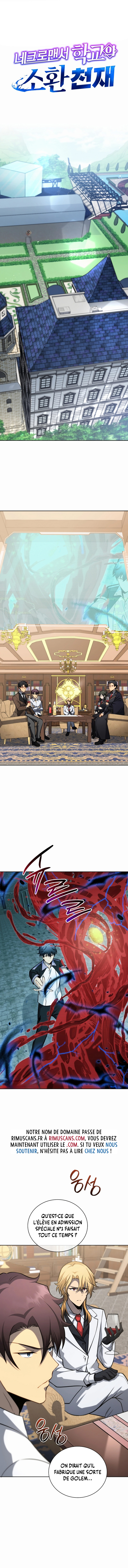 Read Necromancer Academy’s Genius Summoner FR Manga Online