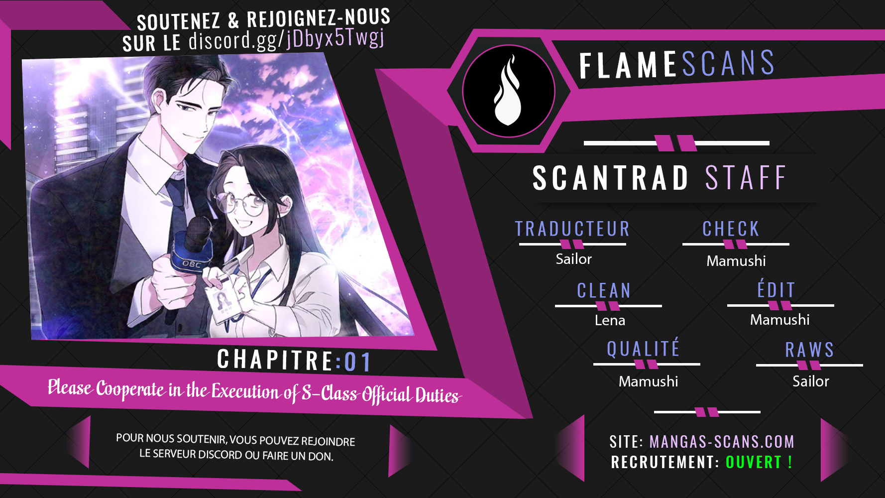 Read Please Cooperate in the Execution of S Class Official Duties FR Manga Online