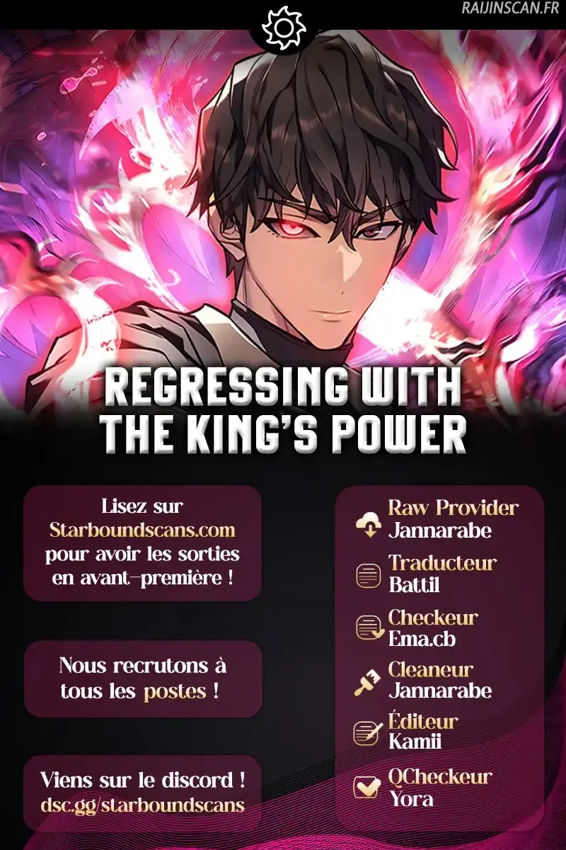 Read Regressing with the King’s Power FR Manga Online