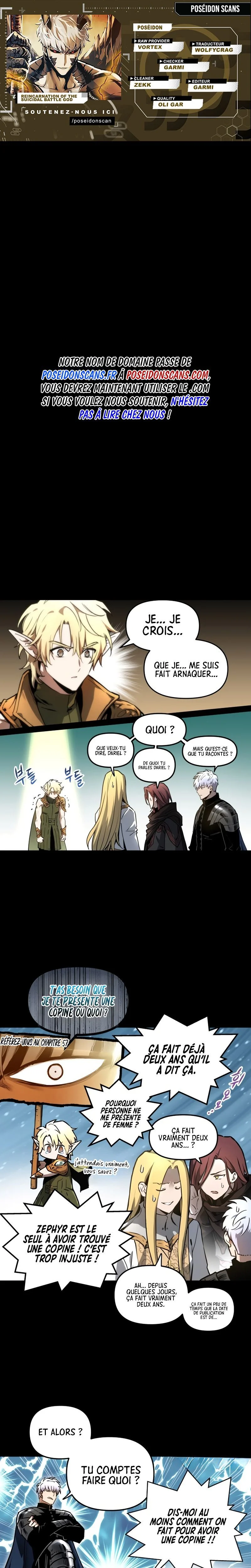 Read Reincarnation of the Suicidal Battle God FR Manga Online