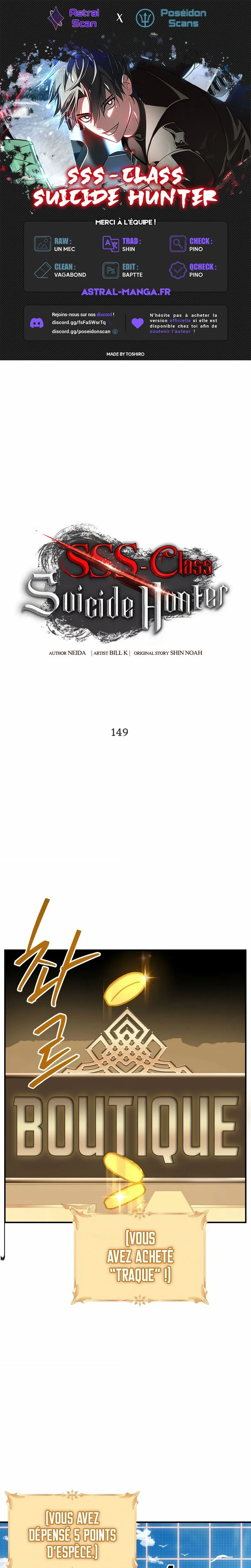 Read SSS-Class Suicide Hunter FR Manga Online