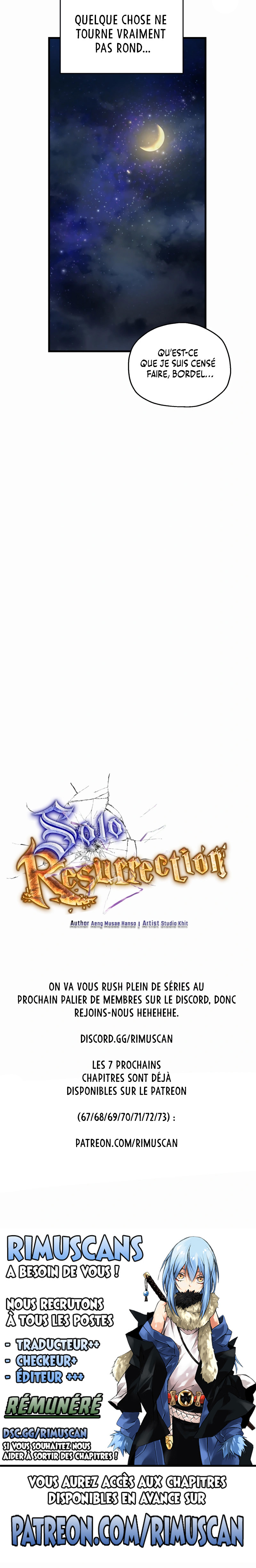 Read Solo Resurrection FR Manga Online