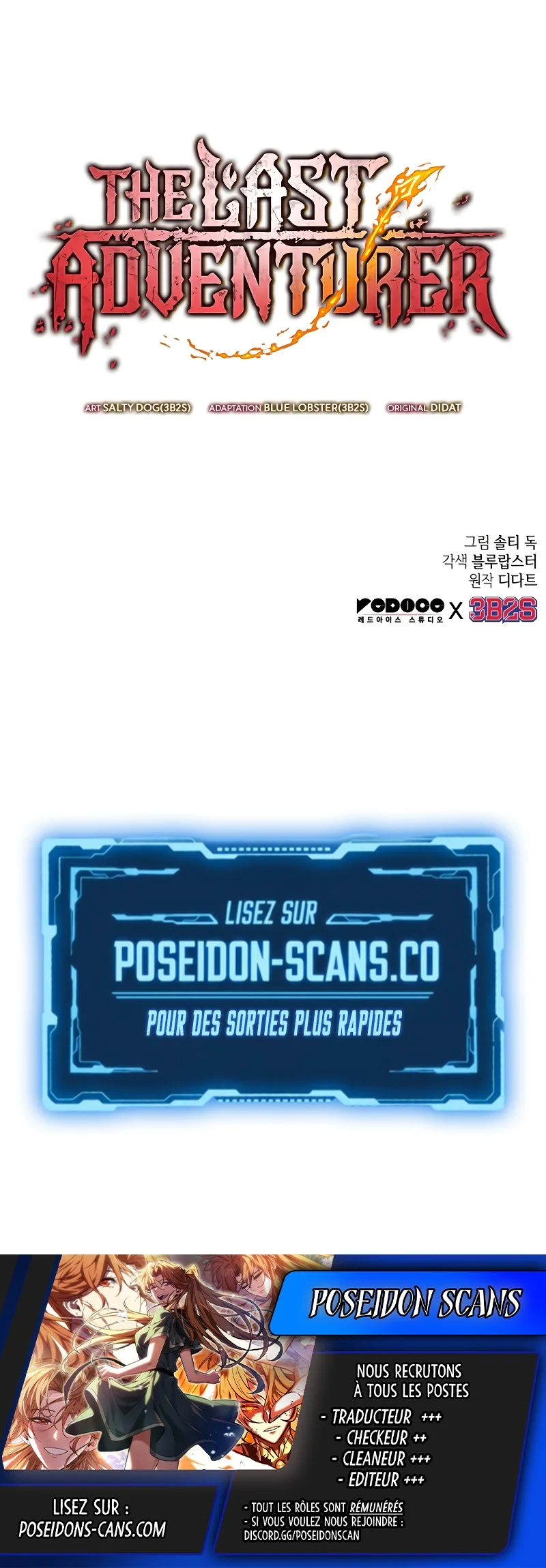 Read The Last Adventurer FR Manga Online