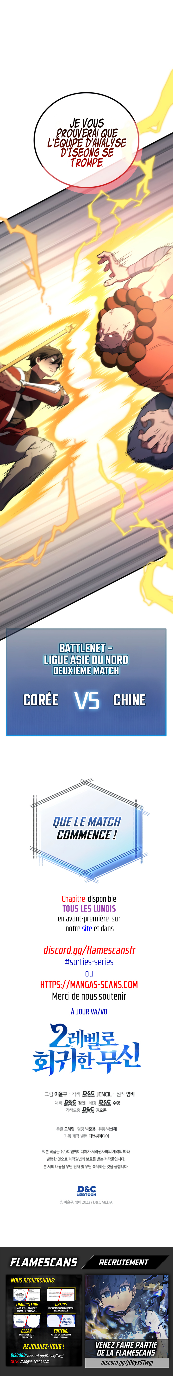 Read The Martial God Who Regressed Back to Level 2 FR Manga Online