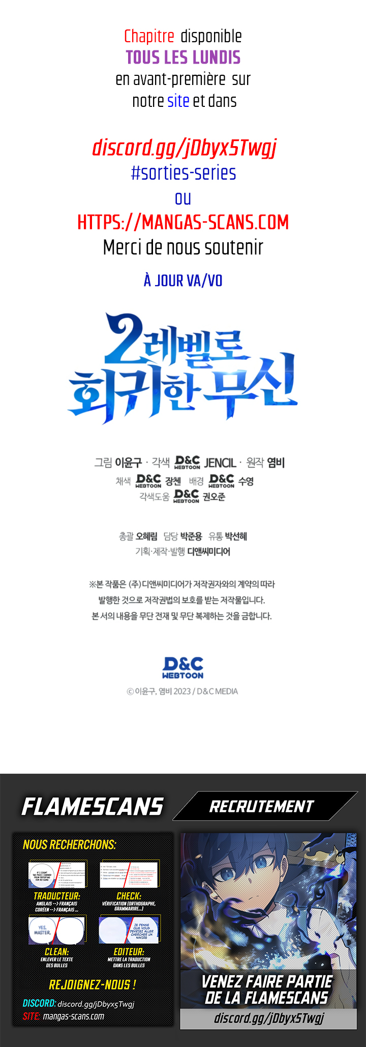 Read The Martial God Who Regressed Back to Level 2 FR Manga Online