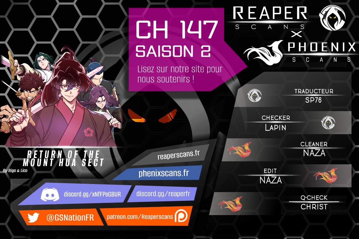 Read The Returns of The Mount Hua Sect FR Manga Online