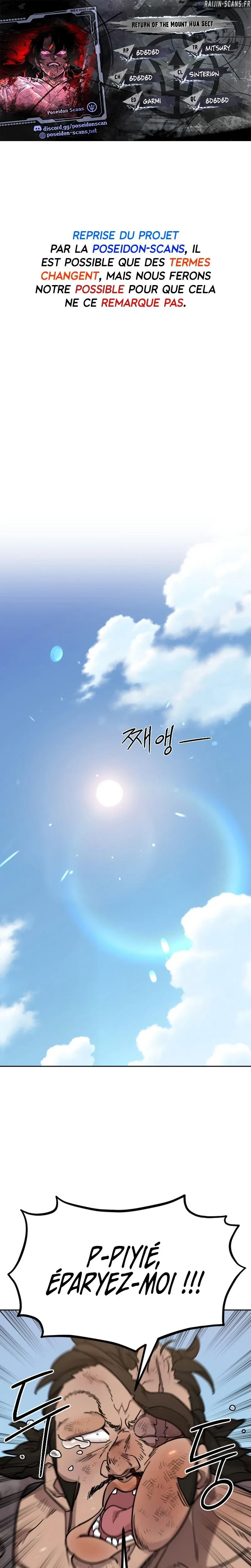 Read The Returns of The Mount Hua Sect FR Manga Online