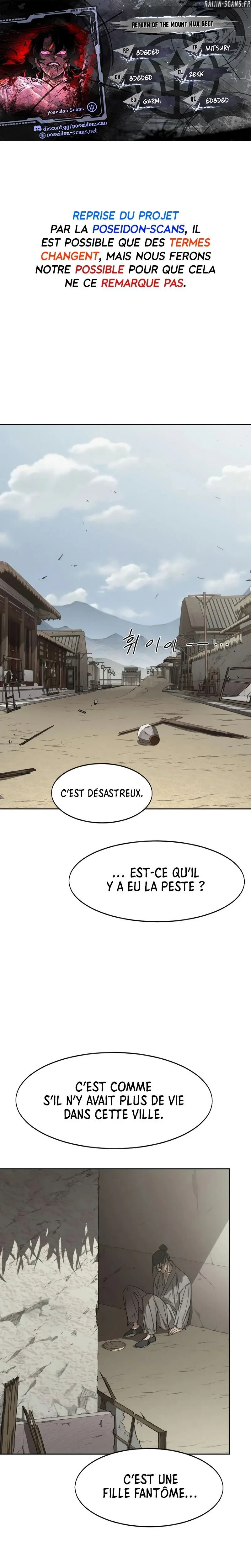 Read The Returns of The Mount Hua Sect FR Manga Online