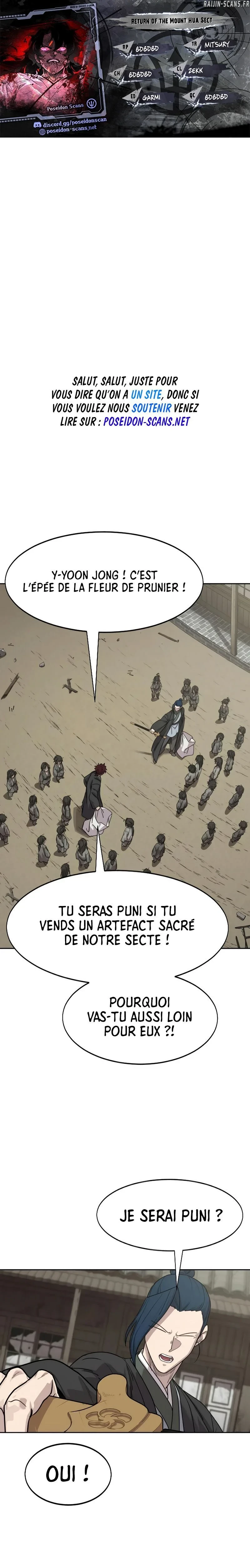 Read The Returns of The Mount Hua Sect FR Manga Online