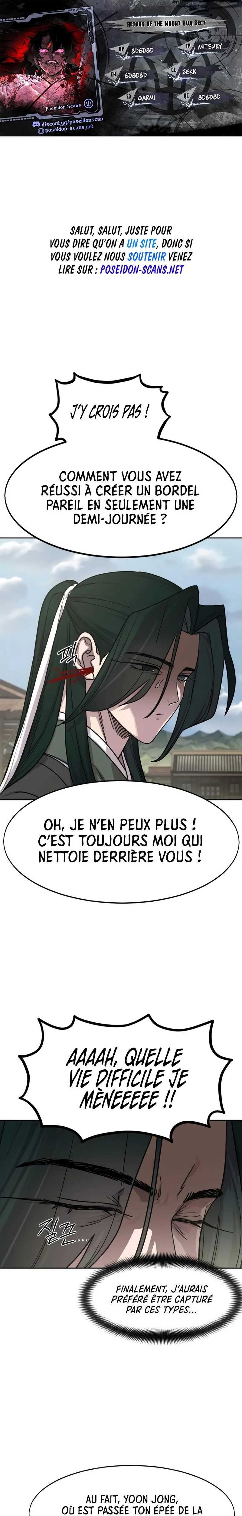 Read The Returns of The Mount Hua Sect FR Manga Online