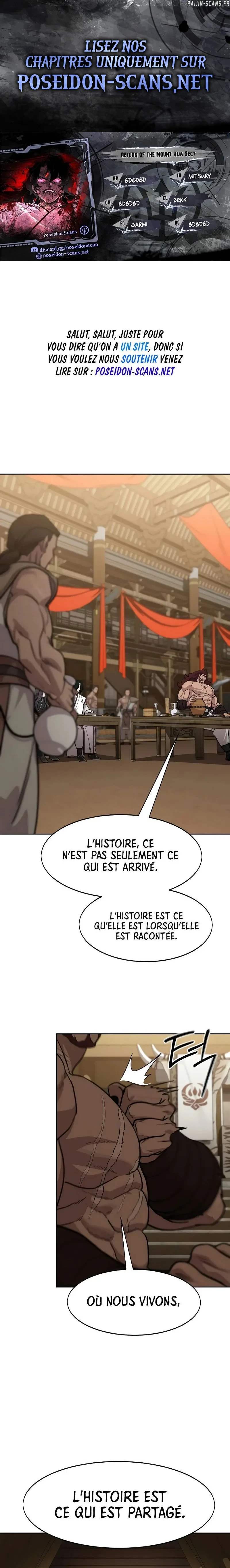 Read The Returns of The Mount Hua Sect FR Manga Online