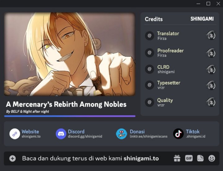 Read A Mercenary’s Rebirth Among Nobles Bahasa Indonesia ID Manga Online