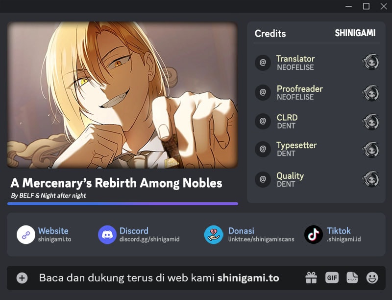 Read A Mercenary’s Rebirth Among Nobles Bahasa Indonesia ID Manga Online