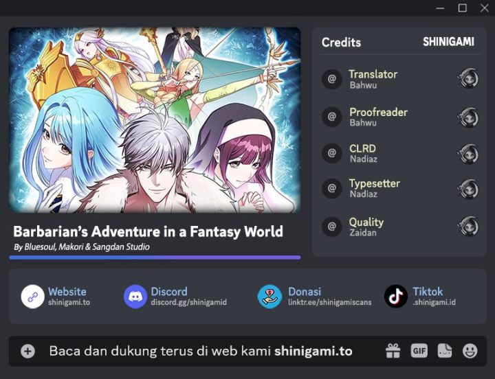Read Barbarian’s Adventure In A Fantasy World ID Manga Online