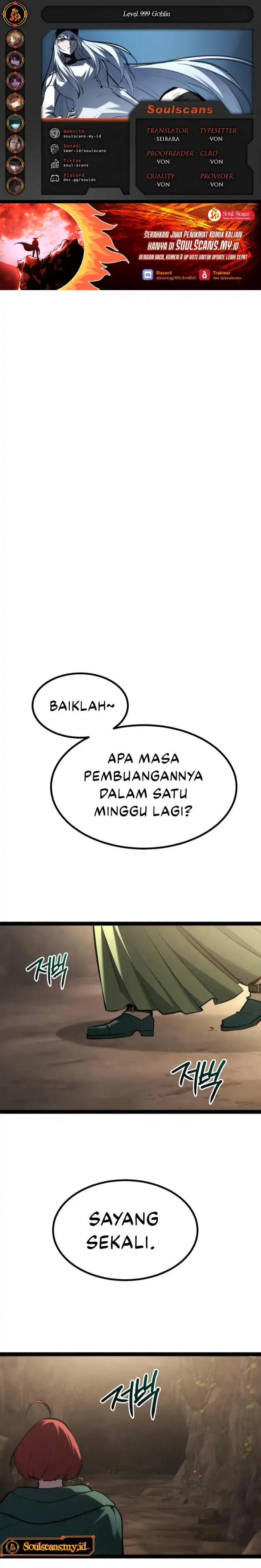 Read Level 999 Goblin Bahasa Indonesia ID Manga Online
