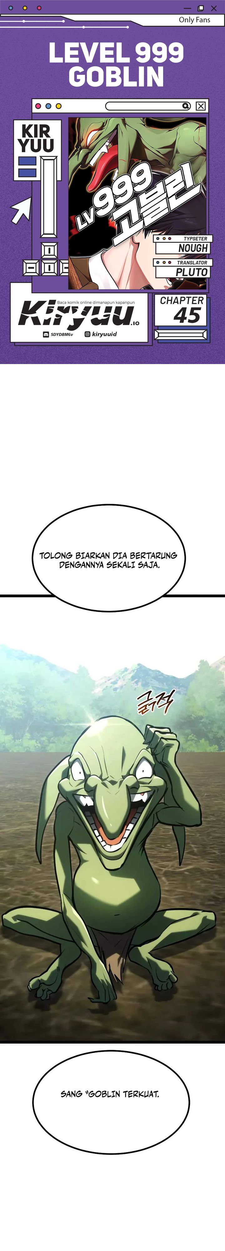 Read Level 999 Goblin Bahasa Indonesia ID Manga Online