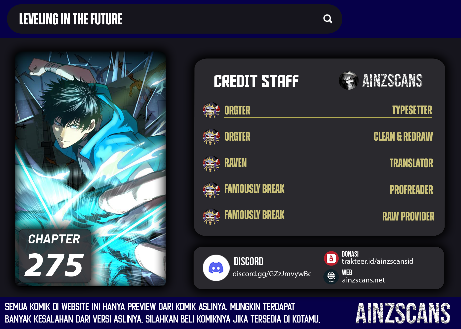 Read Leveling In The Future ID Manga Online