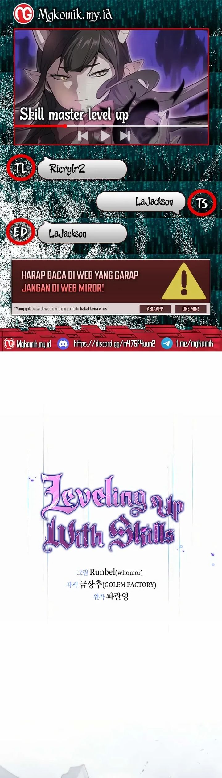 Read Leveling Up with Skills Skill Master Levels Up ID Manga Online