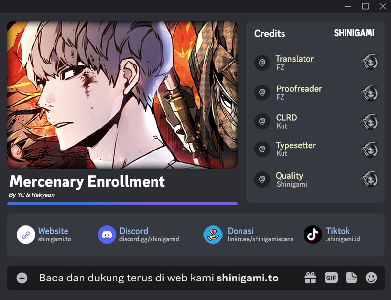 Read Mercenary Enrollment ID Manga Online