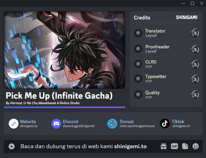Read Pick Me Up Infinite Gacha Bahasa Indonesia ID Manga Online