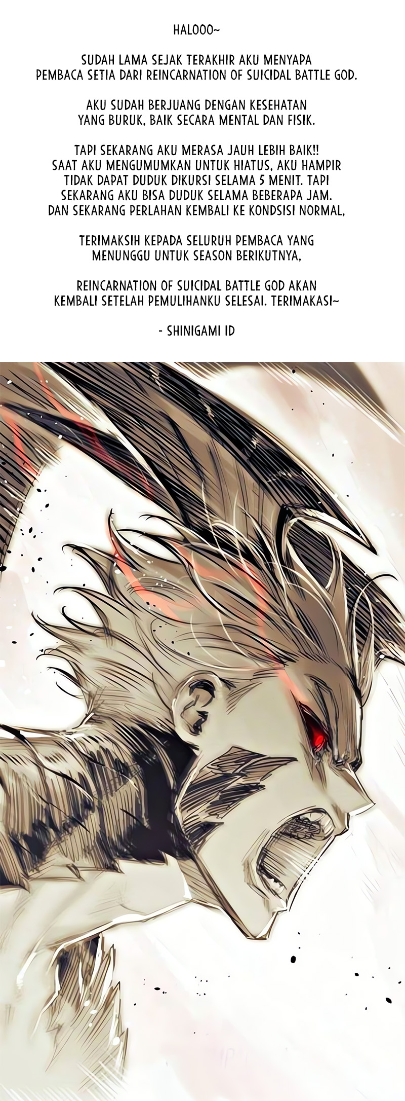 Read Reincarnation of the Suicidal Battle God Doom Breaker ID Manga Online