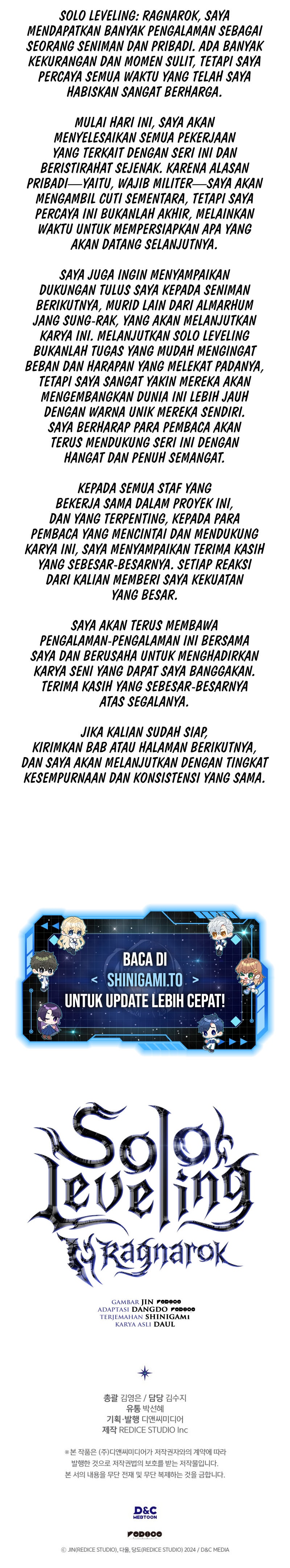 Read Solo Leveling Ragnarok Bahasa Indonesia ID Manga Online