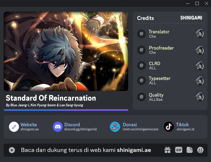 Read Standard of Reincarnation ID Manga Online