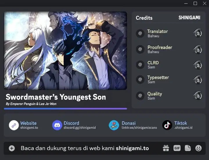 Read Swordmaster’s Youngest Son Bahasa Indonesia ID Manga Online