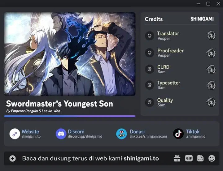 Read Swordmaster’s Youngest Son Bahasa Indonesia ID Manga Online