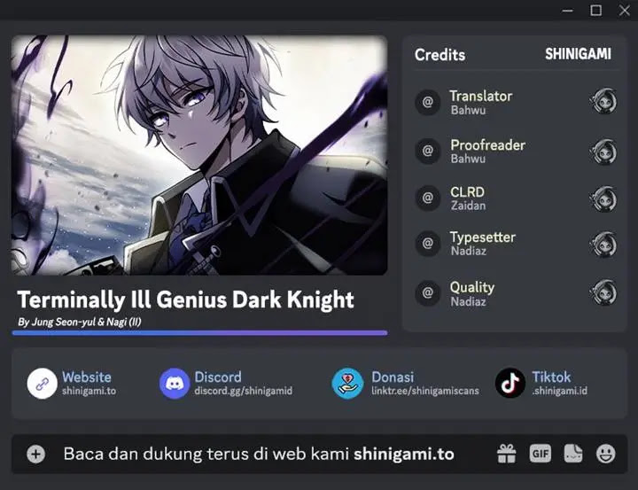 Read Terminally Ill Genius Dark Knight Bahasa Indonesia ID Manga Online