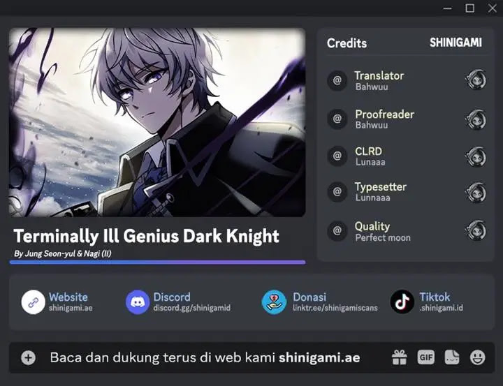 Read Terminally Ill Genius Dark Knight Bahasa Indonesia ID Manga Online