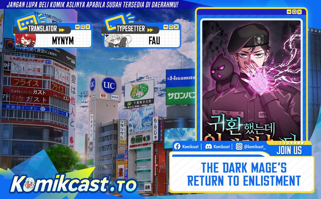 Read The Dark Mage’s Return to Enlistment Bahasa Indonesia ID Manga Online