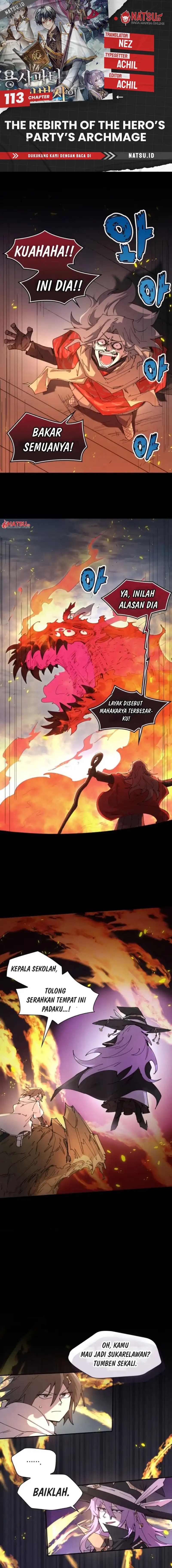 Read The Rebirth of the Hero’s Party’s Archmage Bahasa Indonesia ID Manga Online
