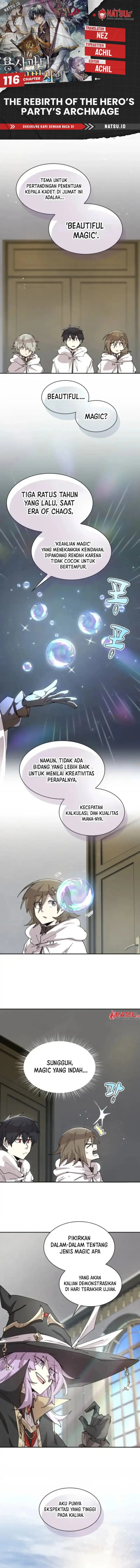 Read The Rebirth of the Hero’s Party’s Archmage Bahasa Indonesia ID Manga Online